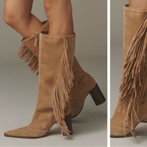 SCHUTZ Raffaela Up West Fringe Tall Boot